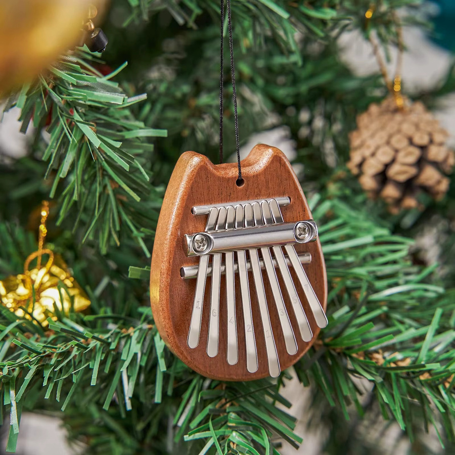 Miwayer Mini Kalimba 8 Tasten Daumen Klavier 1-teiliges Set - Bild 3