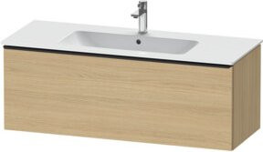Duravit Waschtischunterschrank D-Neo wandhängend in Weiß und Beige, B: 121 cm, T: 46,2 cm, H: 44 cm - Bild 1