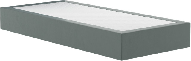 FBF bed&more Boxspringbett Savoy Classic mit Padova Plus in Hellgrau, B/L: 90 x 200 cm - Bild 1