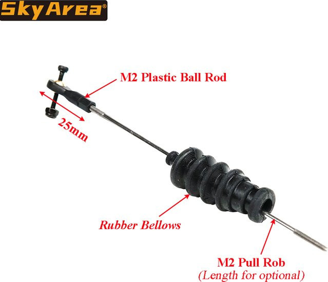 SKYAREA RC Modell Boot Schubstange Kit, Zubehör, 1-teiliges Set - Bild 1