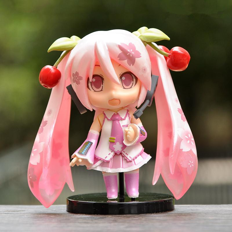 Yiran toy 1 Hatsune Miku Actionfigur Rosa Sakura Sitzende Position PVC - Bild 2