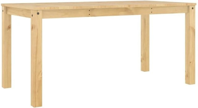 vidaXL Esstisch Panama aus Massivholz Kiefer in Braun, B/T/H: 160 x 80 x 75 cm - Bild 1