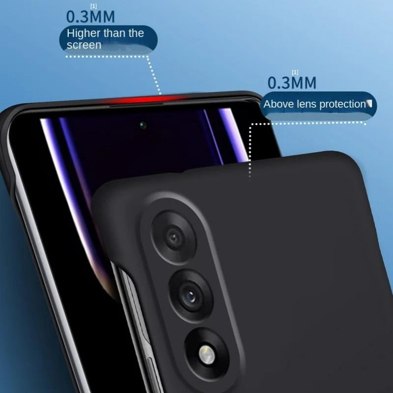 OnePlus Nord CE Stoßfeste Handyhülle aus hartem PC mit magnetischem rahmenlosem Design in Matt-Optik - Bild 3