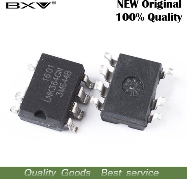 10 Stück LNK364GN SMD-Bausteine im SOP-7 Gehäuse von BXV in Schwarz - Bild 1