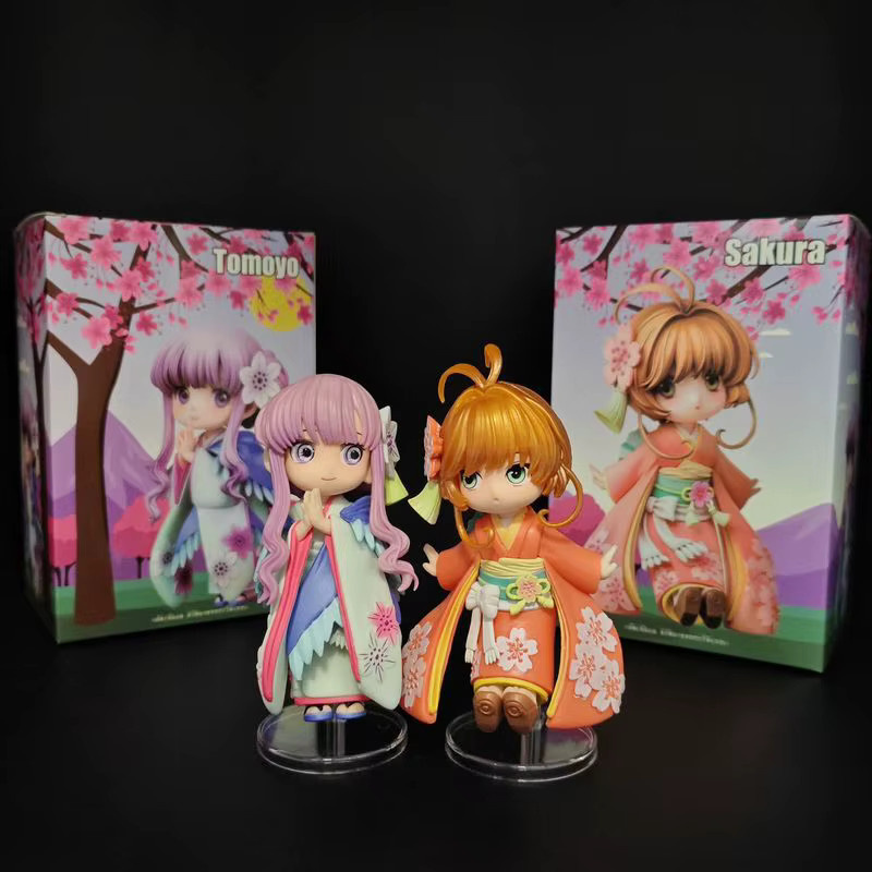 Bandai Cardcaptor Sakura Daidouji Tomoyo im Kimono-Stil, Anime-Figur, Kunststoff - Bild 2