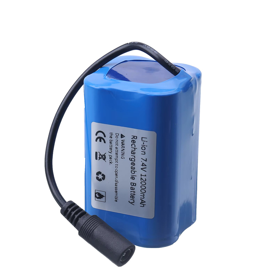 GAOLAG Ersatzbatterie für T188 T888 RC Boote und Fischfinder, 7,4 V, 12000 mAh, Blau - Bild 2
