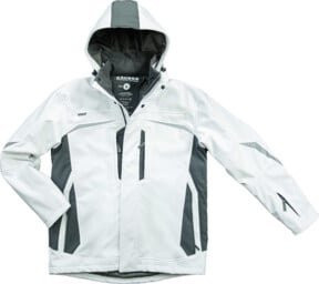 Excess Soft-Shell Winterjacke für Herren in Weiß, Größe 2XL - Bild 1