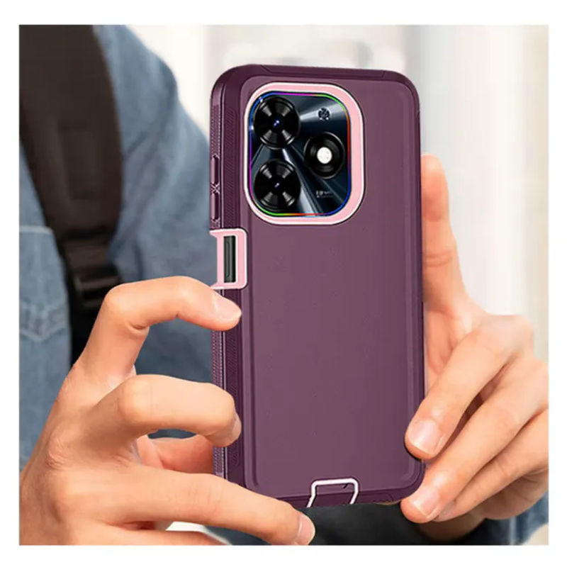 OTT Defender 3-Schicht Hybrid-Schutzhülle für Tecno Spark 10C 10 Pro 20 Pro 20C 30C 40C 40 G0 in Blau, Grün oder Lila - Bild 5