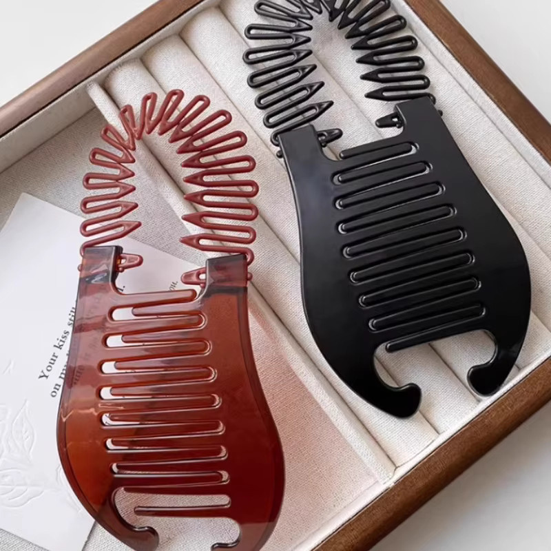 Bananen Kämme für DIY Pferdeschwanz Haarschmuck, Damen - Bild 3