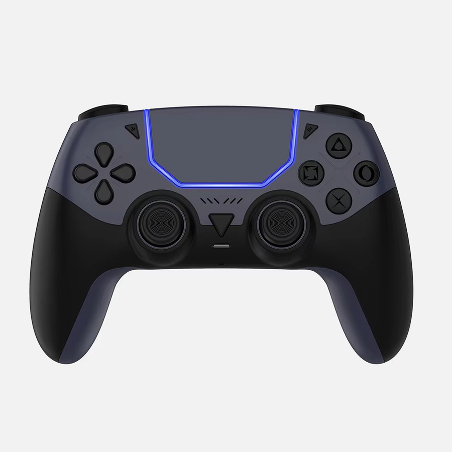 KEKEGAME Kabelloser Gaming-Controller für PS5, PC und Steam Deck mit Hall-Effekt, Dual Vibration, 6-Achsen-Motion Control und Lautsprecher in Grau - Bild 3