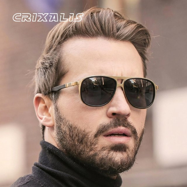 CRIXALIS Sonnenbrille Aviator, Metall, polarisiert, Herren - Bild 1