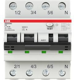 ABB RCBO FI-Schutzschalter und Leitungsschutzschalter 6A in Weiß - Bild 1