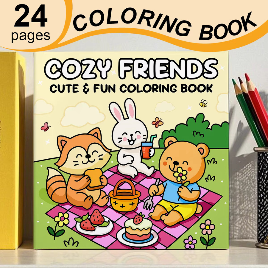 COZY FRIENDS, Malbuch - Bild 2