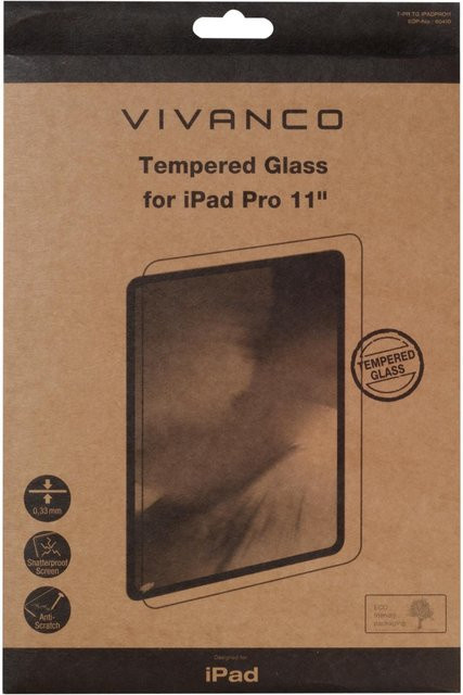 Transparentes Displayschutzglas für Apple iPad Air 10.9'' und iPad Pro 11'' (60410) - Bild 1