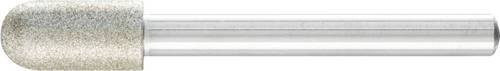 PFERD Diamant-Schleifstift Walzenrund in Silber mit Durchmesser 10,0 mm und Schaft-Durchmesser 6 mm - Bild 1