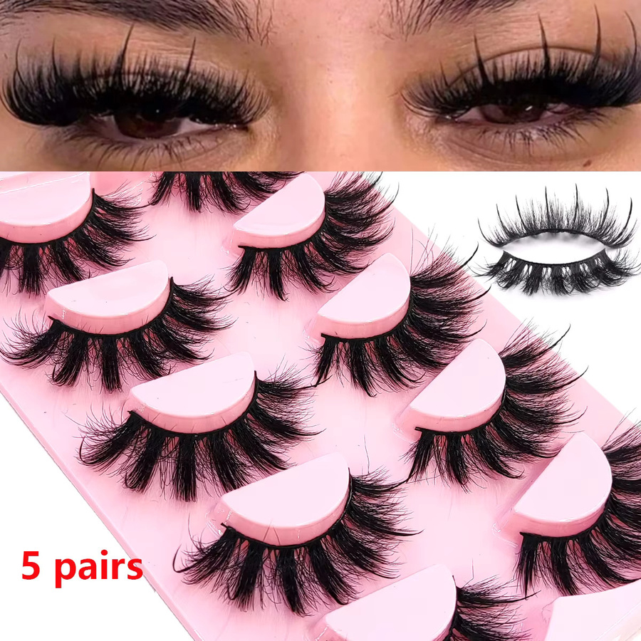 Spike-Wimpern, künstliche Nerzfell-Wimpern, Black, Unisex - Bild 3