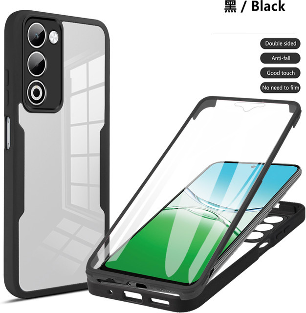 Schutzhülle für Xiaomi Redmi 15 4G 5G Cover in Schwarz und Grün - Bild 1