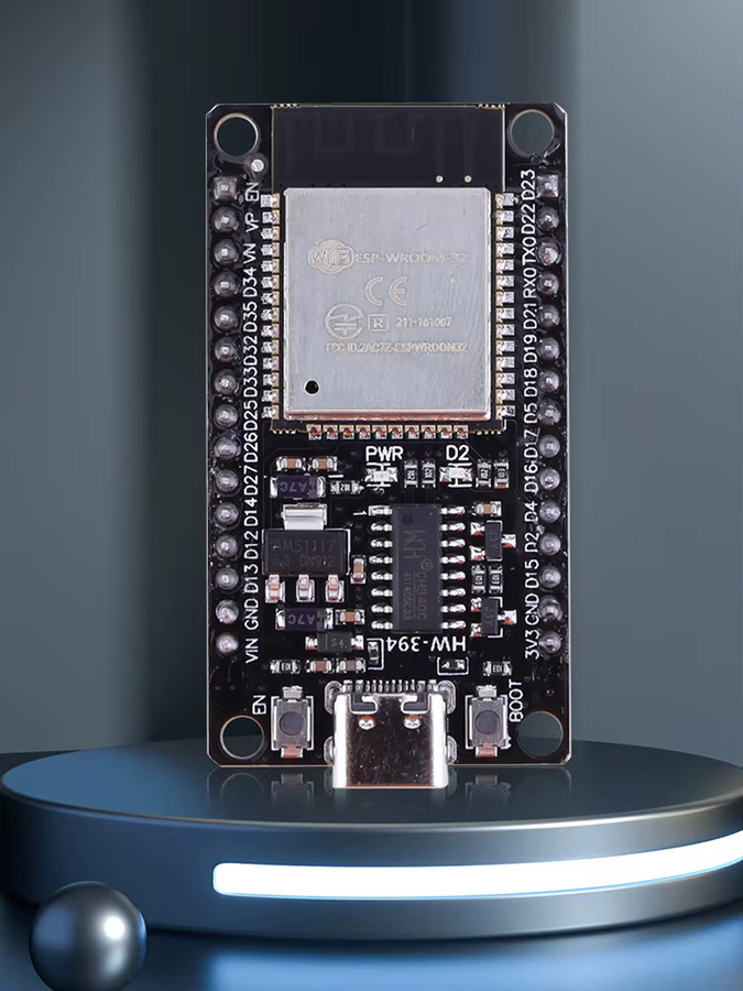 ALLOYSEED ESP32 WROOM-32D Entwicklungsboard mit WiFi und Bluetooth in Schwarz - Bild 5