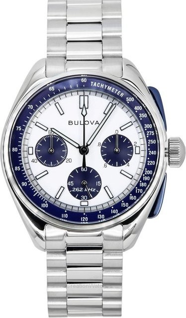 Bulova Chronograph, Quarz, Edelstahl, 44 mm, Herren - Bild 2