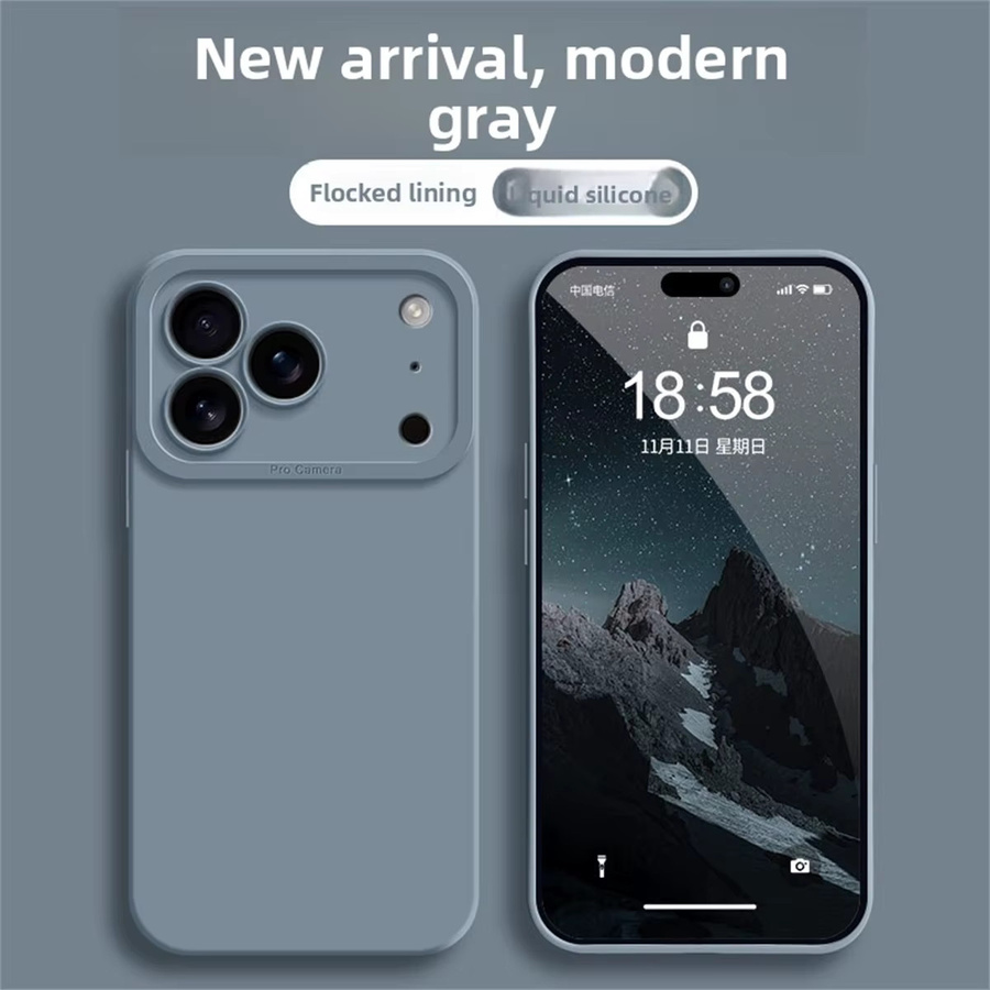 Stoßfeste TPU Handyhülle von szHAIyu für iPhone 17 Pro Max, iPhone 17 Air, 16, 15 und 14 Pro in Gelb - Bild 1