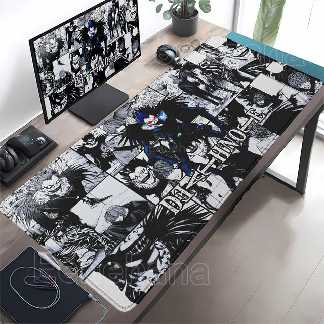 Eenehana Anime-Mauspad Death Note Misa Amane Light Yagami XXL Schreibtischunterlage Mehrfarbig - Bild 1