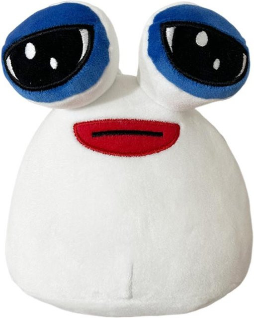 Yiran toy Pou Plüschtier, Alien Kuscheltier, Weiß - Bild 1