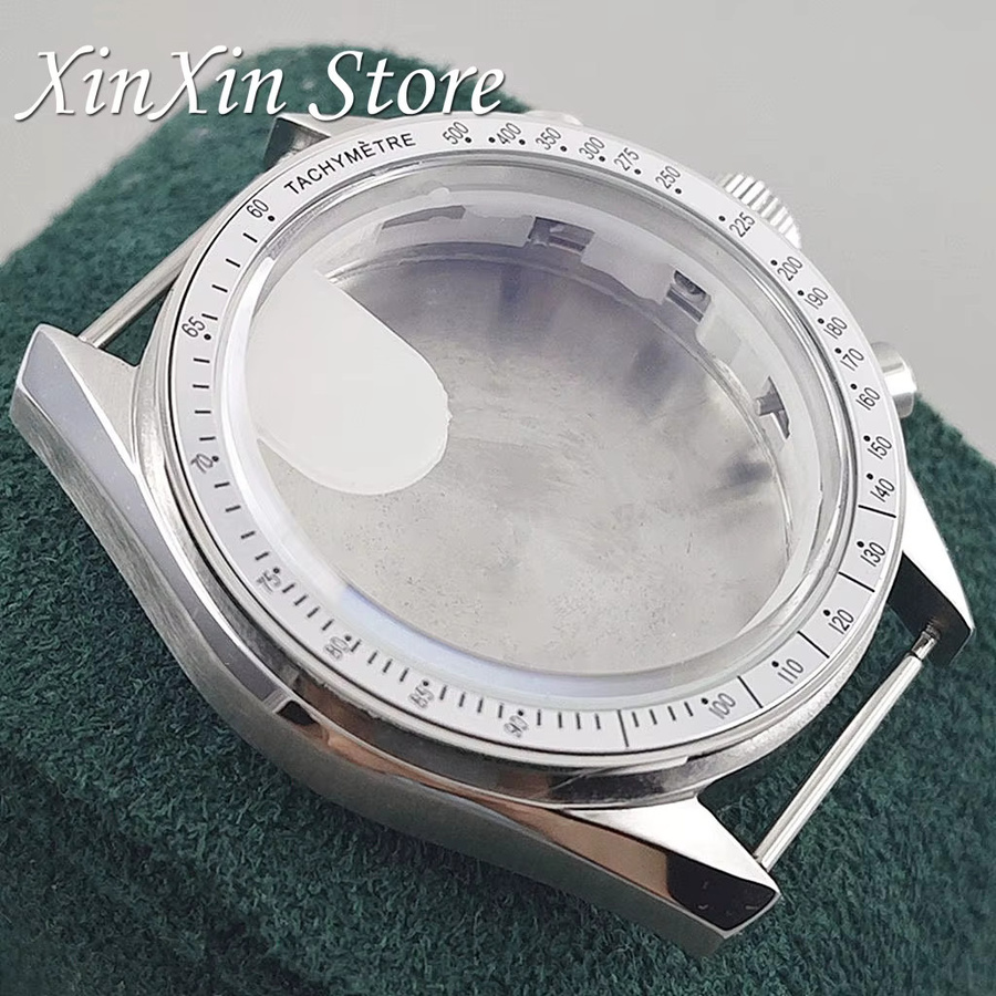 XINGHAN Chronograph Edelstahl, Silber, 39,7 mm, Quarzwerk - Bild 2