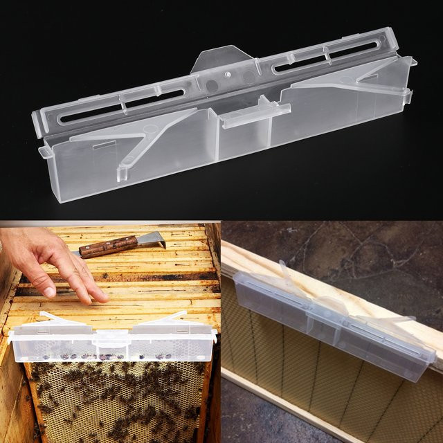 5er Set Adhere To Fly Bienenstock-Käferfalle aus transparentem Kunststoff für die Imkerei - Bild 1