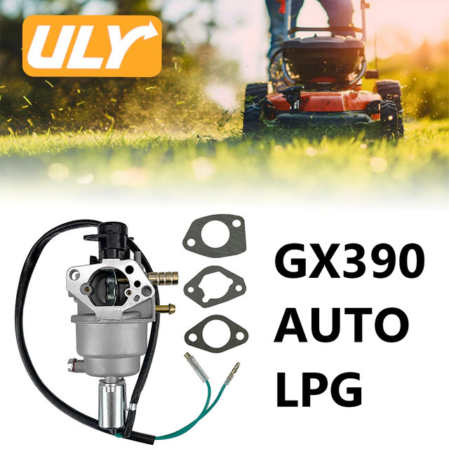 Automatischer LPG-Vergaser Dual-Fuel-Umrüstsatz für Honda GX390 13PS Motor in Silber - Bild 1