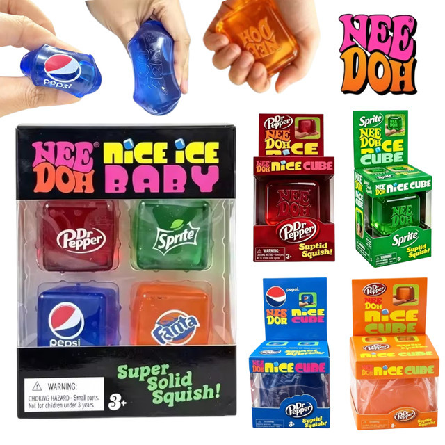 Needoh Mini Nice Ice Baby, Squishy Spielzeug, 4er-Pack - Bild 1