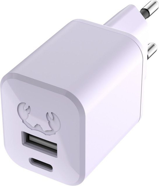 Fresh N Rebel Mini-Charger mit USB-C und USB-A, PD 30 W, Dreamy Lilac - Bild 1
