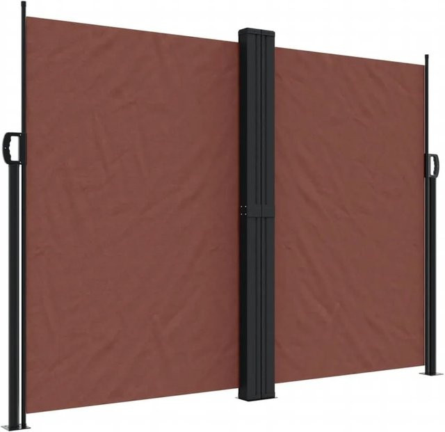 vidaXL Seitenmarkise ausziehbar Braun B/H: 600 x 180 cm - Bild 1