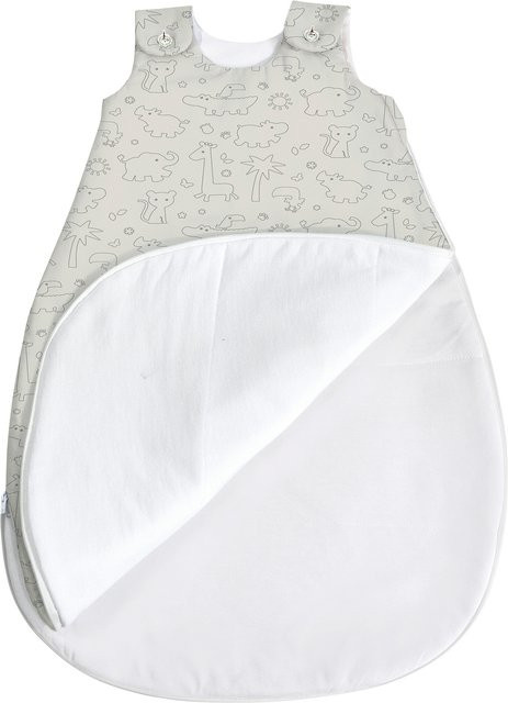 Bebella Vital Ganzjahresschlafsack für Babys aus Tencel Lyocell in Grau, 3.0 TOG - Bild 1