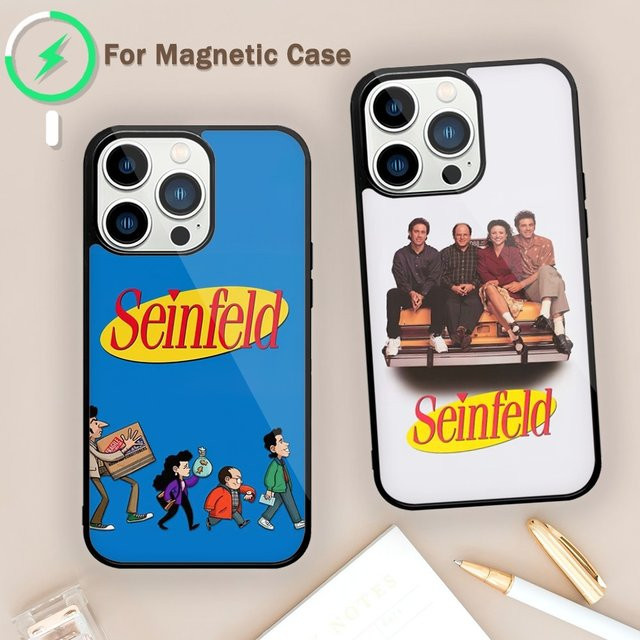 Seinfeld Sitcom Handyhülle mit Magnetfunktion für iPhone 11 12 13 14 15 Pro Max Mini XS XR Plus - Bild 1