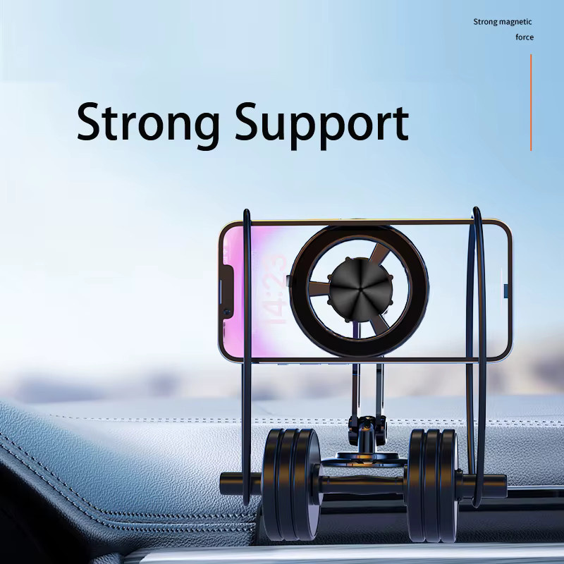 WSSHE Magnetische Autotelefonhalterung in Schwarz für MagSafe iPhone Samsung und Xiaomi - Bild 2