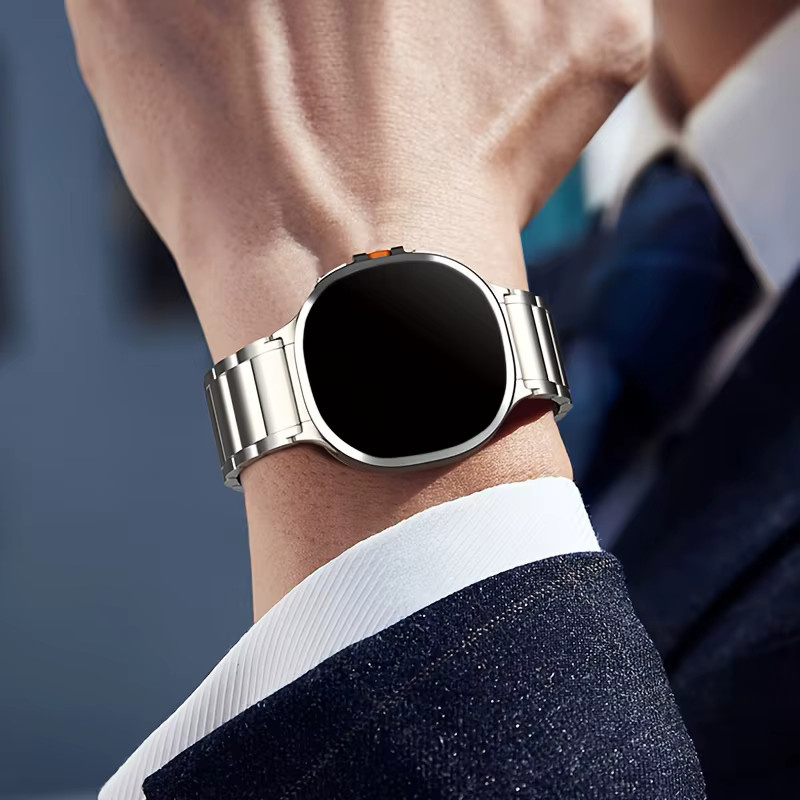 Cor Uhrenarmband Edelstahl, Silber, Samsung Galaxy Watch 7 Ultra 47 mm, Unisex - Bild 1