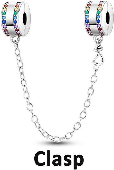 Lily there Spacer Stopper Clip Charms, 925 Silber, Damen - Bild 1