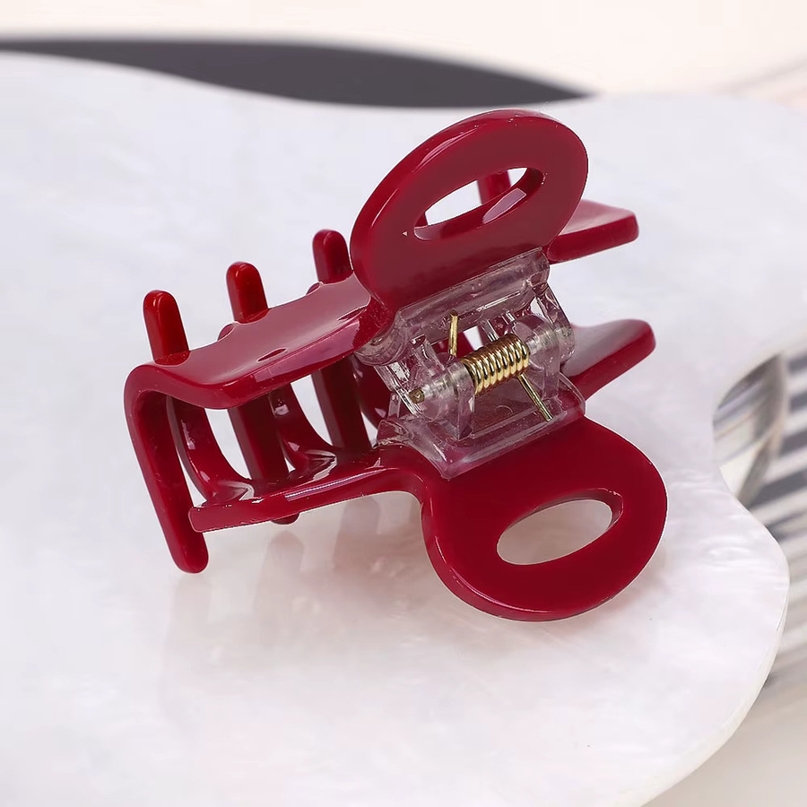 BABY BOWS Haarklammern aus Acetat, Rot, 5,5 cm, Damen - Bild 2
