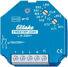 Eltako Funkaktor Multifunktions Stromstoßschalter FMS61NP-230V in Blau - Bild 1