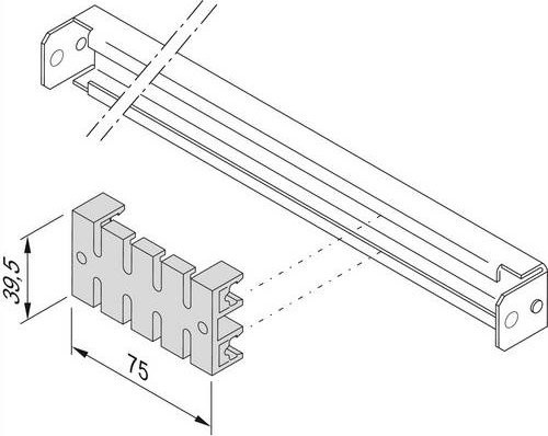 Schroff Kabelsprossen 3er Set 60118472 - Bild 1