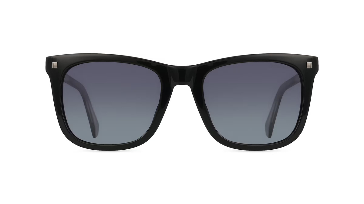 Polaroid PLD 4167/S/X Sonnenbrille, Vollrand, Quadratisch, Acetat, Unisex, Schwarz, Grau - Bild 1