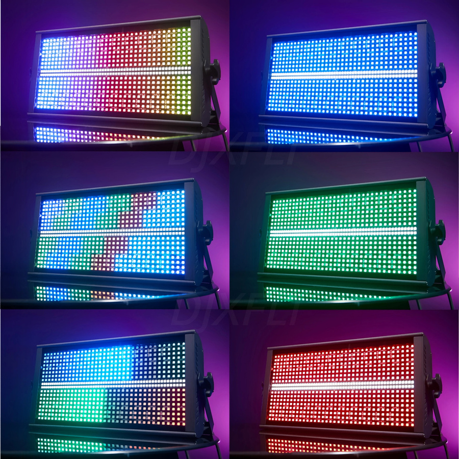 DJXFLI 250W RGBW LED 4-in-1 Strobe Bühnenlicht mit 48 Zonen und DMX512 für Wash-Effekte bei Disco, KTV und DJ-Events - Bild 5