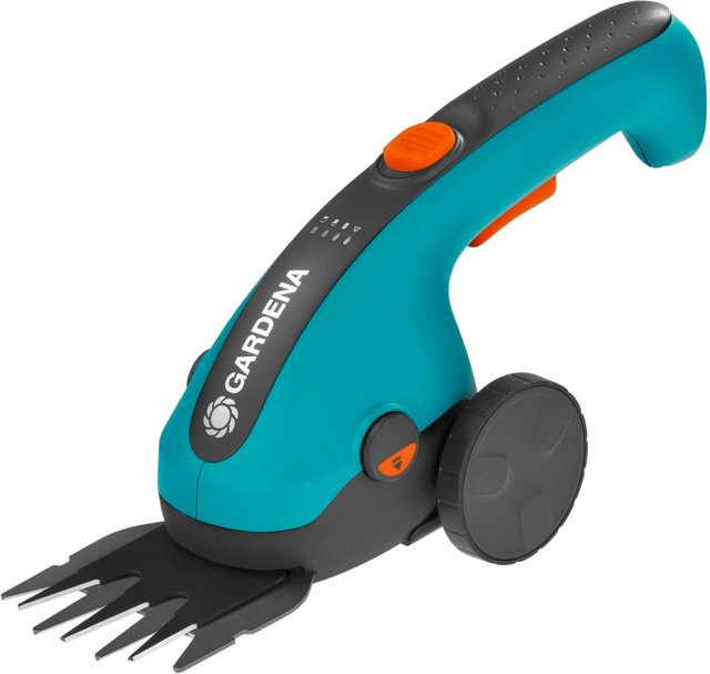 Gardena Akku-Grasschere ClassicCut Li Set mit Teleskopstiel und Laufrädern - Bild 1