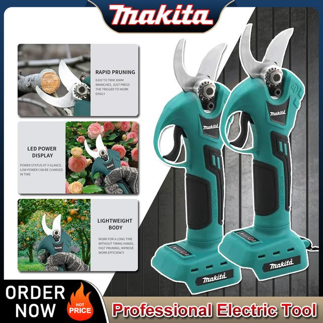 Makita LXT Akku-Gartenschere Petrol – Bürstenlose elektrische Strauchschere mit 4 Gängen für 18 V-Akkus - Bild 1