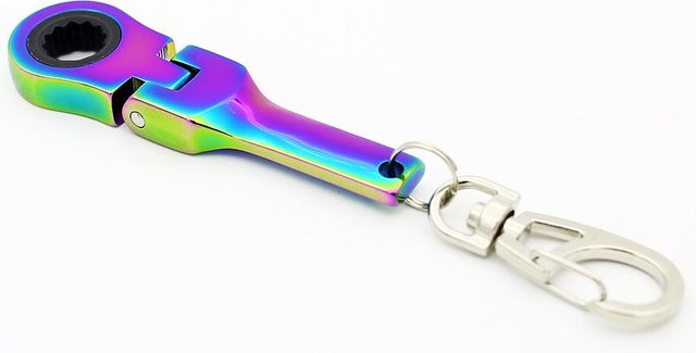 Happypilot Schlüsselanhänger Ratschenschlüssel, bunt, Unisex - Bild 1