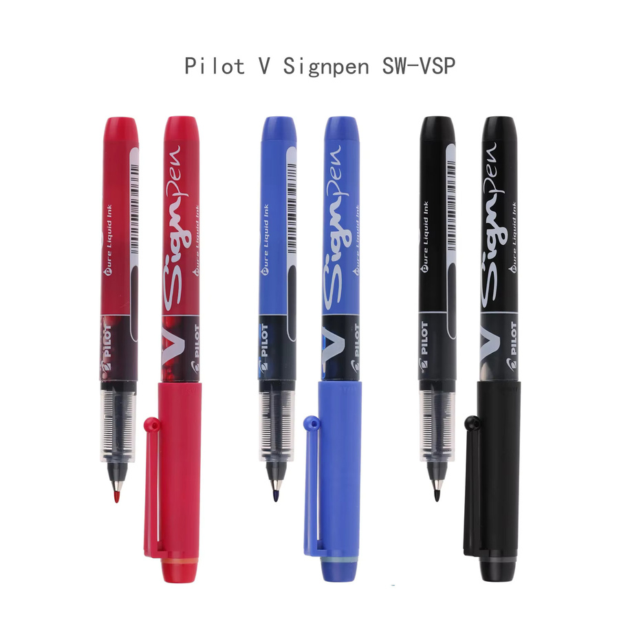 6er Pack PILOT V-Sign Pen SW-VSP Wasserstift mit 1,0 mm Spitze in Mehrfarben - Bild 4