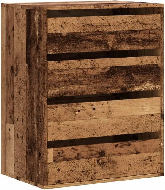 vidaXL Kommode in Altholz-Optik aus Holzwerkstoff, Farbe: Braun, B/T/H: 60 x 41 x 76 cm - Bild 1