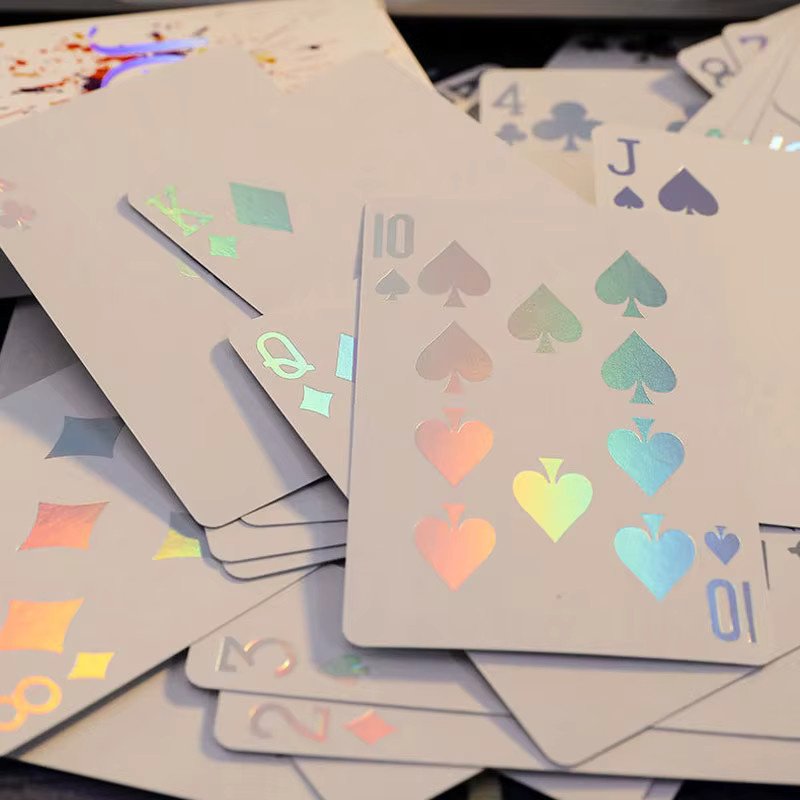 Leuchtendes Poker-Kartenset, Partyspiel, Pappe / Karton - Bild 3