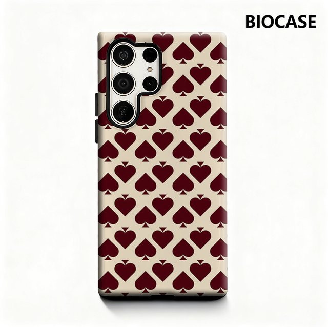 Glänzende Handyhülle mit Poker-Muster für Samsung Galaxy S25 Ultra, S24 und S23 Ultra Plus in Multicolour - Bild 1