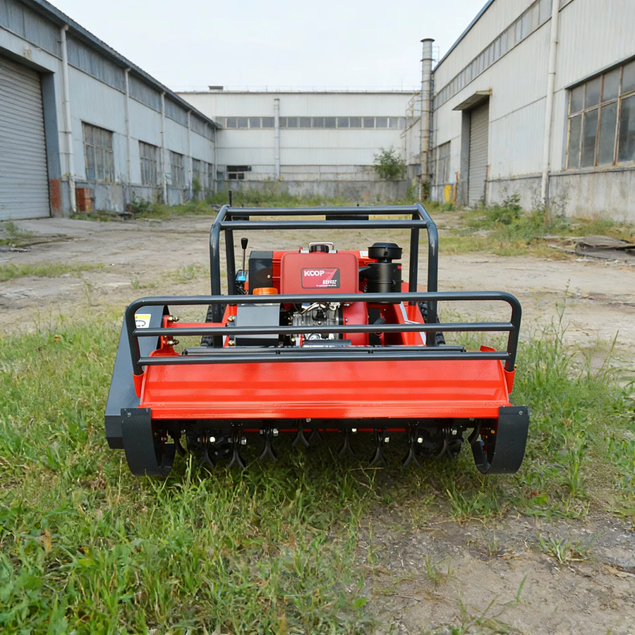 RELYMG Profi-Rasenmäher mit Schlegelmähwerk und Multi-Blade-Disc in Rot - Bild 5